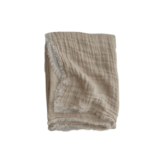 Crush Double Linen Throw