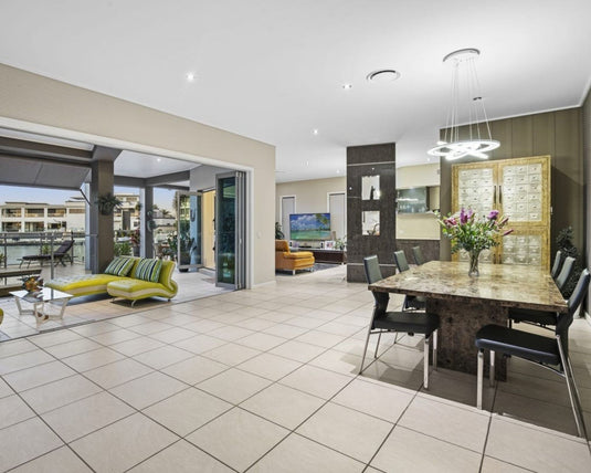 Pre-renovation Sovereign Island Waterfront Mansion