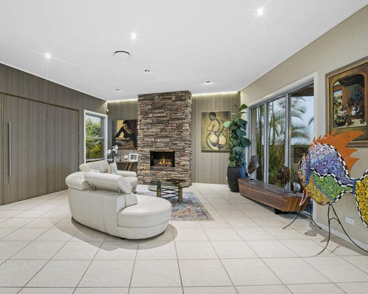 Pre-renovation Sovereign Island Waterfront Mansion