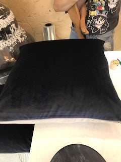 Velvet Cushion Ink Blue 56 x 56 With Inner