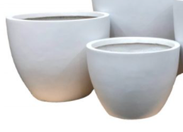Fibrestone Pot - Egg