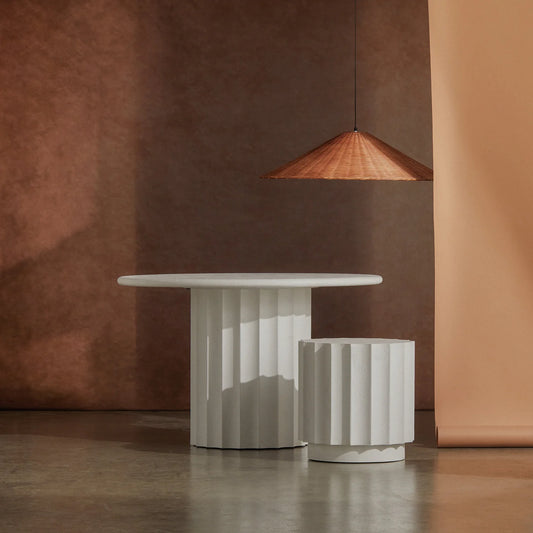 Scalloped Side Table