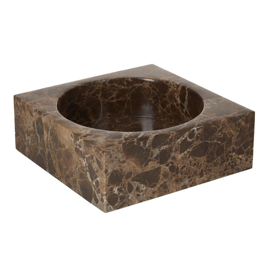 Brown Marble Bowl