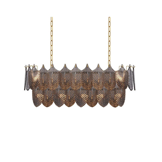 Smoke Oval Chandelier