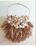 Large Botanical and Pod Sculpture Cream Pods